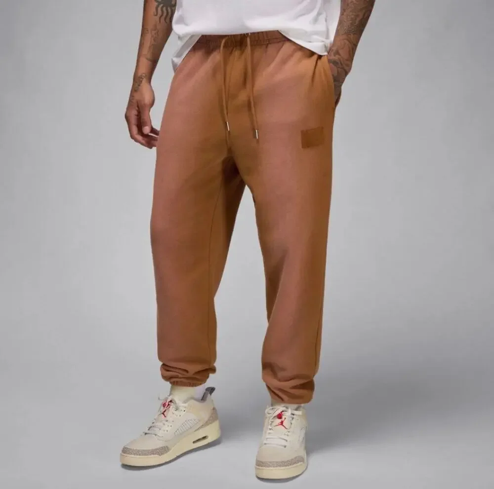 Nike Air Jordan Flight Fleece Washed Pants Desert Bronze Men's Large NWT